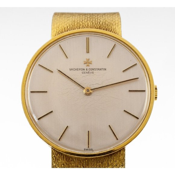 Vacheron Constantin Other - Vacheron Constantin Men's 18k Gold Mechanical Watch w/ Original Mesh Band